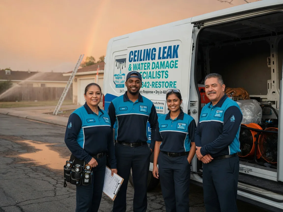 Ceiling Leak Cleanup company in New Caney, TX